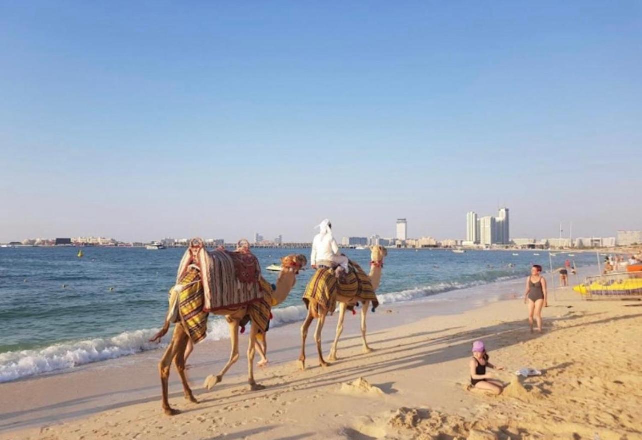 Seaview Beach Hostel Jbr - Walk To Beach - Gym - Pool - Metro Station Dubaï Extérieur photo